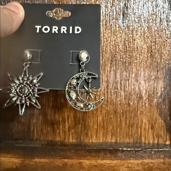 Torrid Silver Celestial Earrings - Picture 6 of 6